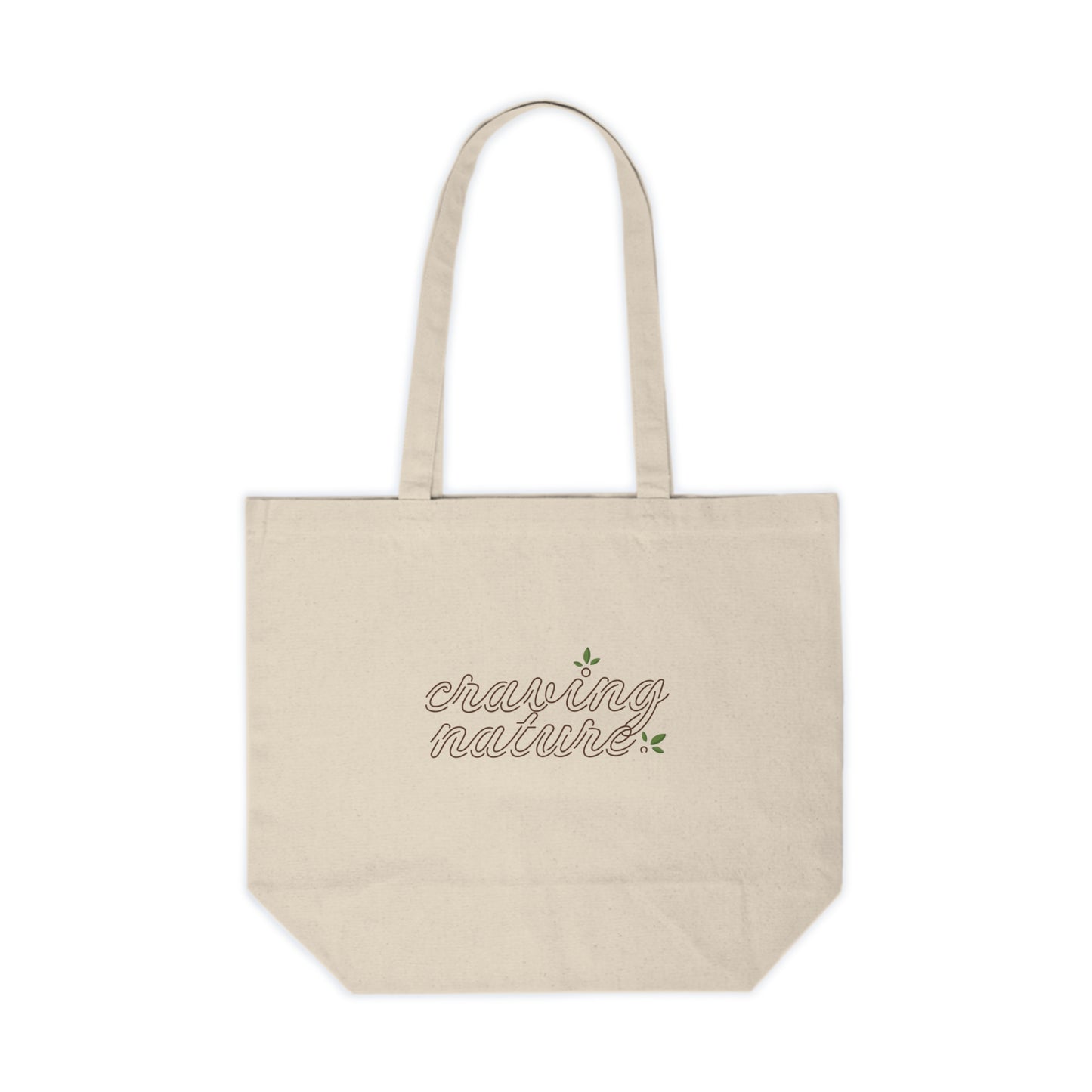 'Craving Nature' Canvas Shopping Tote Bag
