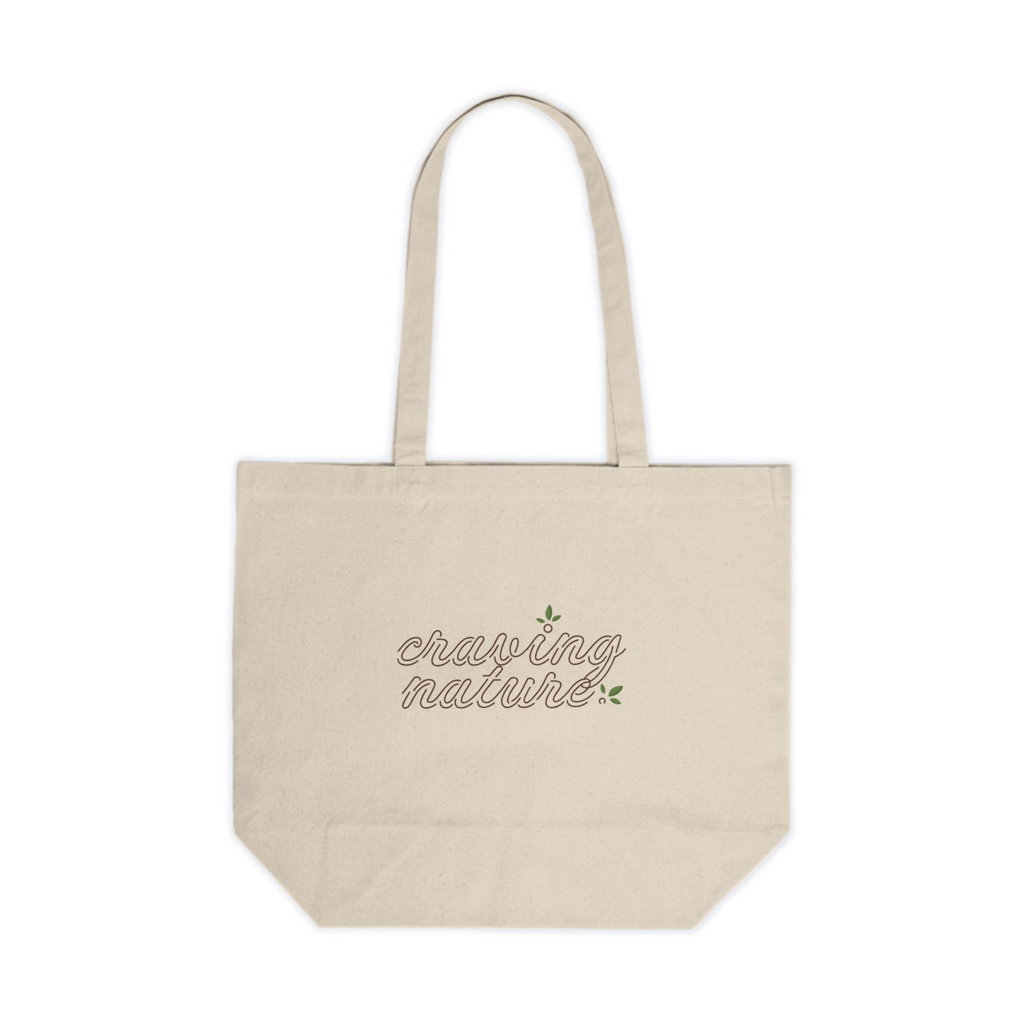 'Craving Nature' Canvas Shopping Tote Bag