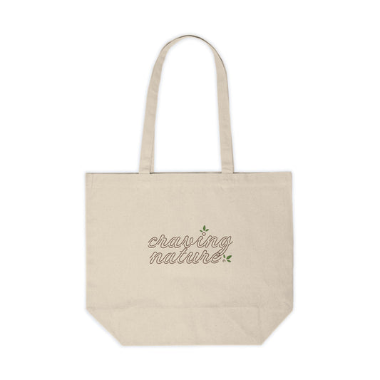 'Craving Nature' Canvas Shopping Tote Bag - craving nature