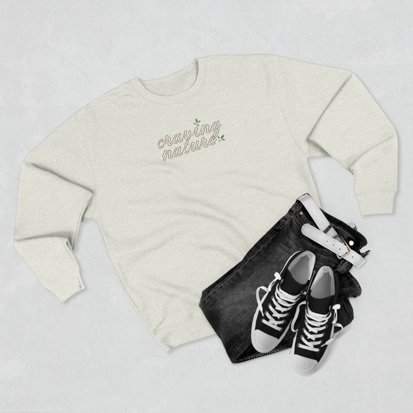 Limited Edition ‘Day & Night’ Unisex Crewneck Sweatshirt | 'Craving Nature' Design by Canadian Artist - craving nature