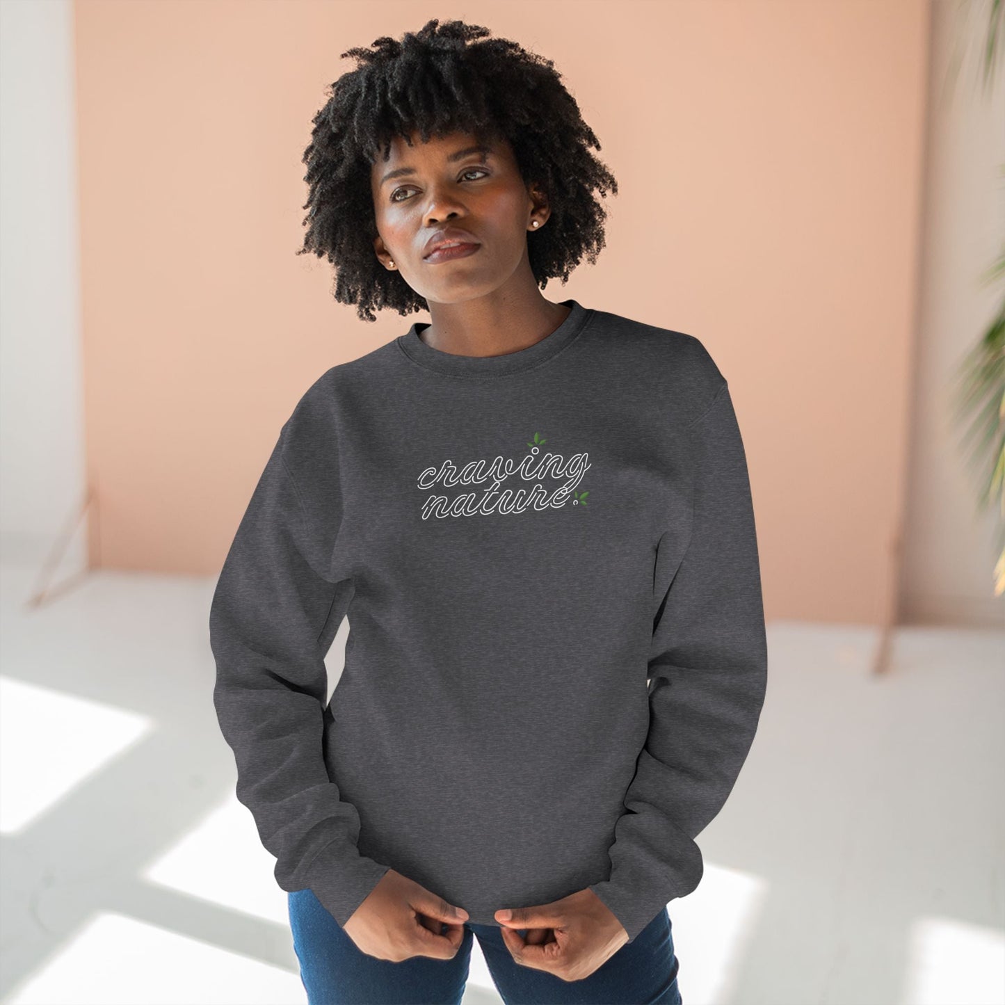 Limited Edition ‘Day & Night’ Unisex Crewneck Sweatshirt | 'Craving Nature' Design by Canadian Artist - craving nature