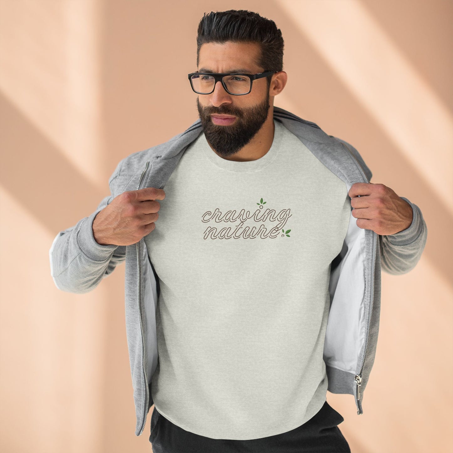Limited Edition ‘Day & Night’ Unisex Crewneck Sweatshirt | 'Craving Nature' Design by Canadian Artist - craving nature