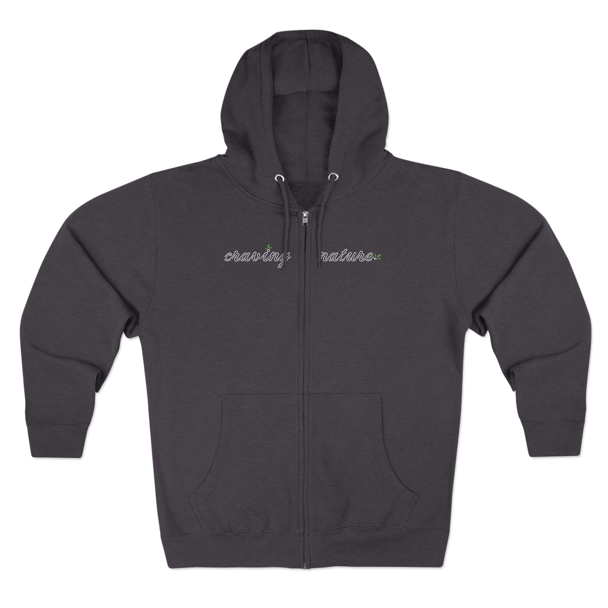 Limited Edition ‘Day & Night’ Unisex Zip Hoodie | 'Craving Nature' Design by Canadian Artist - craving nature