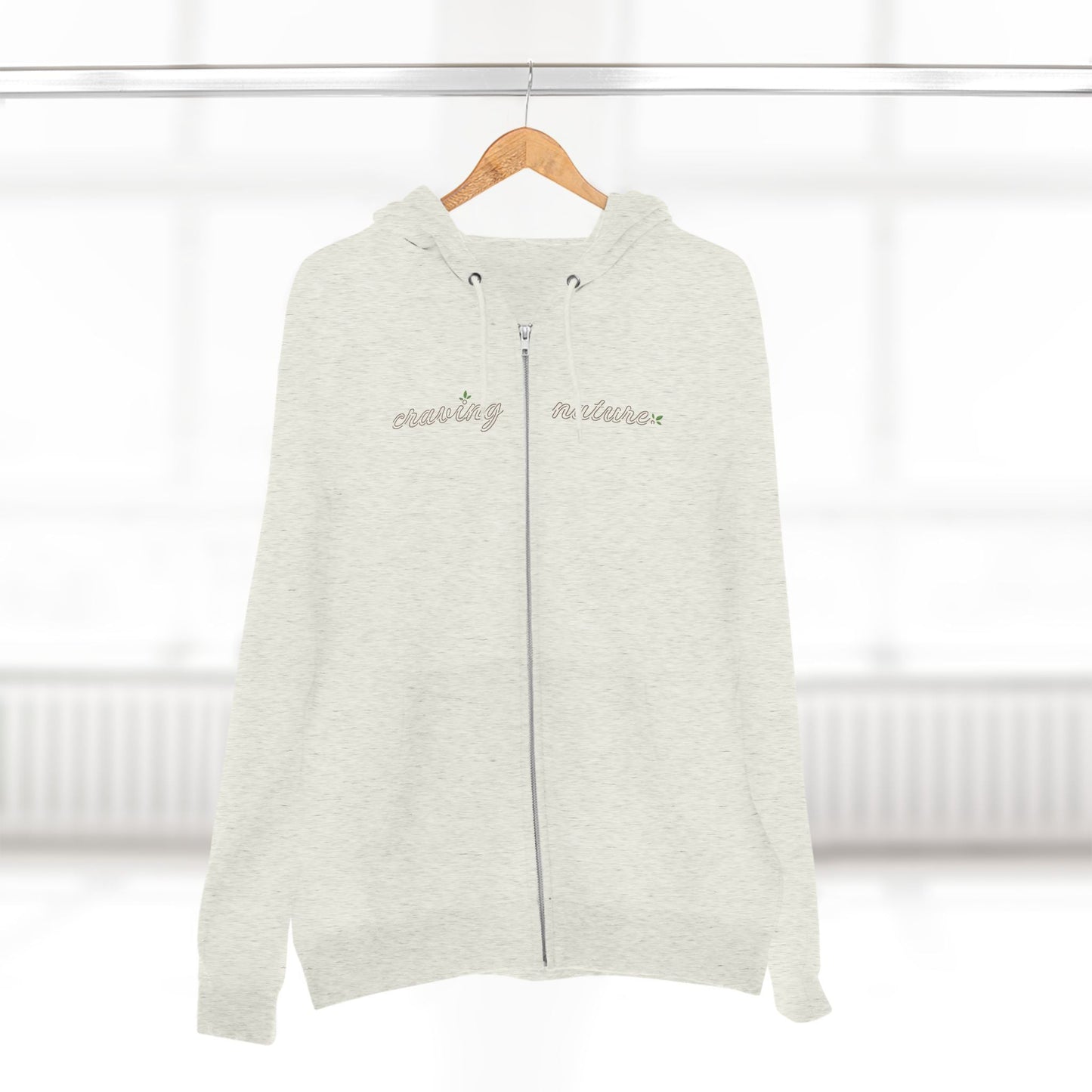 Limited Edition ‘Day & Night’ Unisex Zip Hoodie | 'Craving Nature' Design by Canadian Artist - craving nature