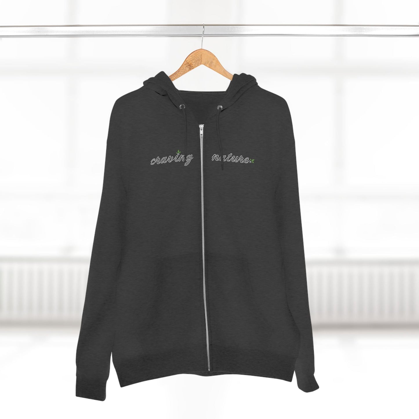 Limited Edition ‘Day & Night’ Unisex Zip Hoodie | 'Craving Nature' Design by Canadian Artist - craving nature