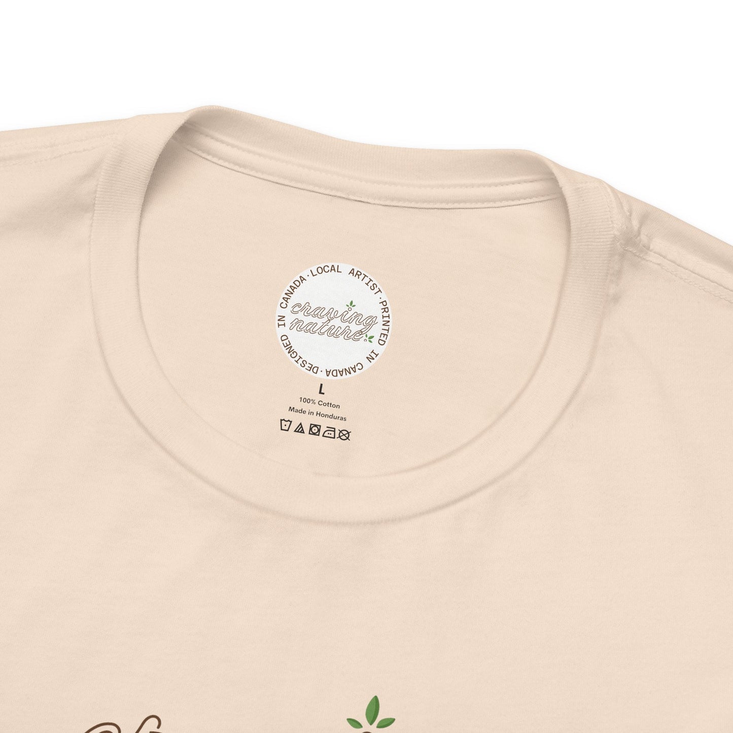 Nature - Inspired Jersey Short Sleeve Tee | ‘Craving Nature’ Design by Canadian Artist - craving nature