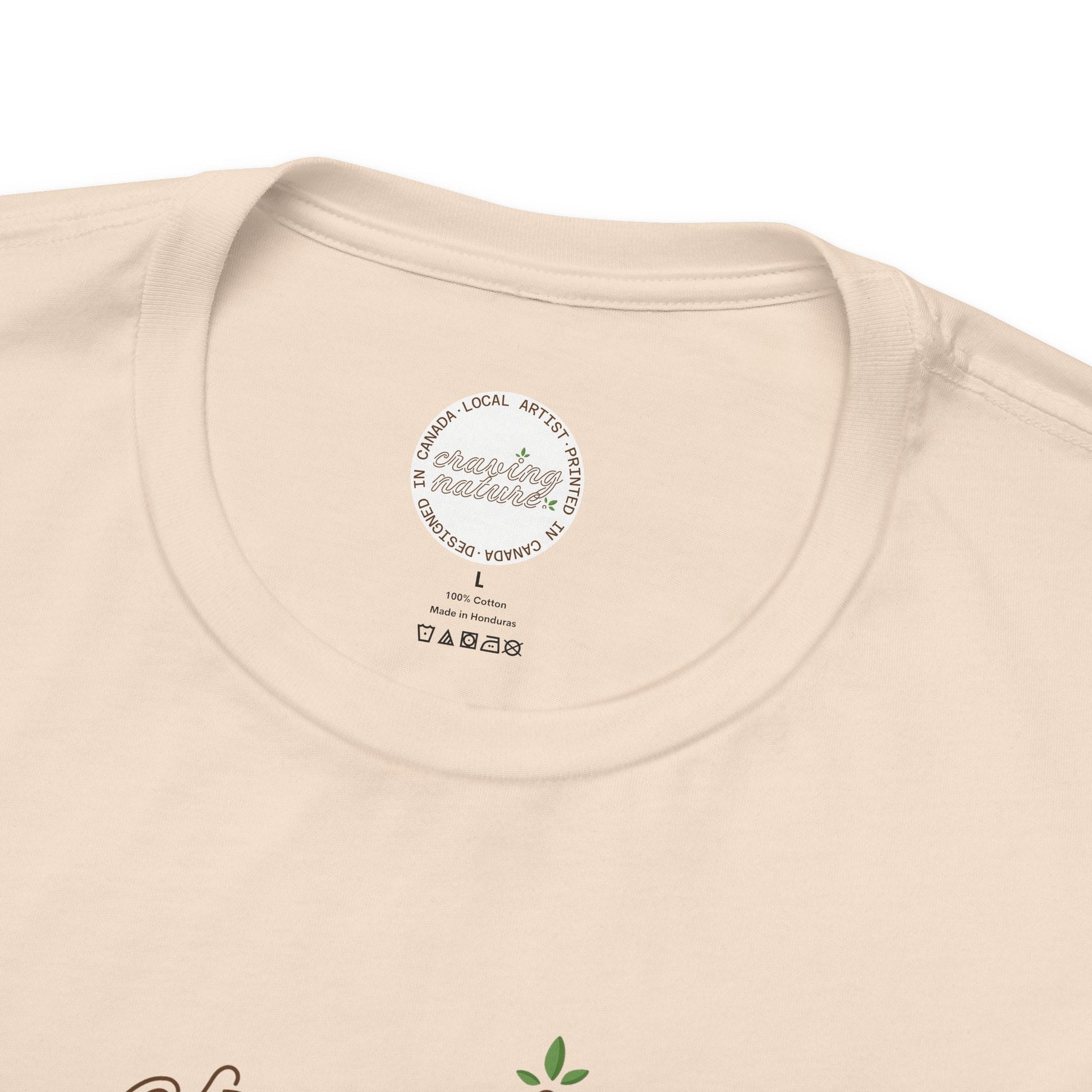 Nature - Inspired Jersey Short Sleeve Tee | ‘Craving Nature’ Design by Canadian Artist - craving nature