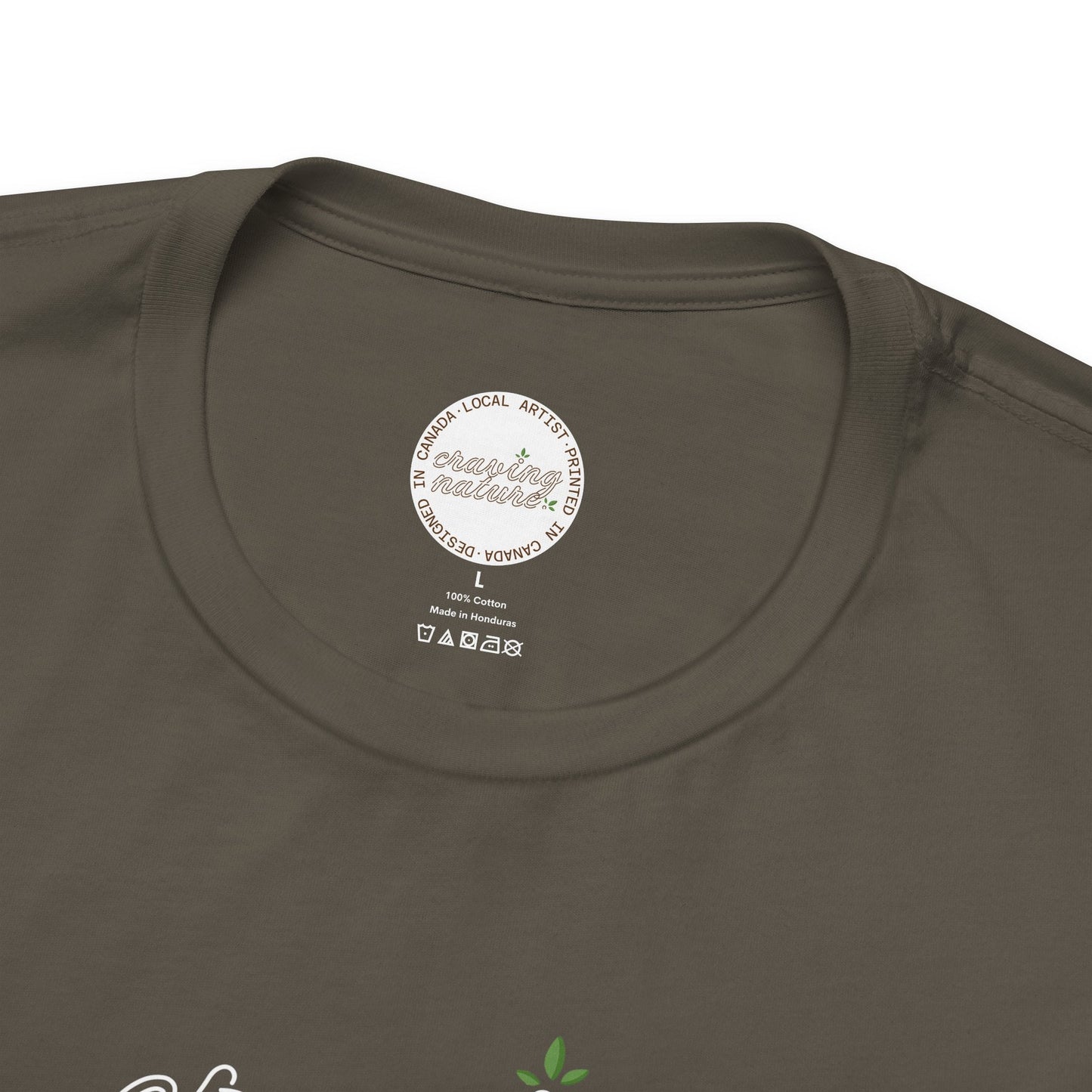 Nature - Inspired Jersey Short Sleeve Tee | ‘Craving Nature’ Design by Canadian Artist - craving nature