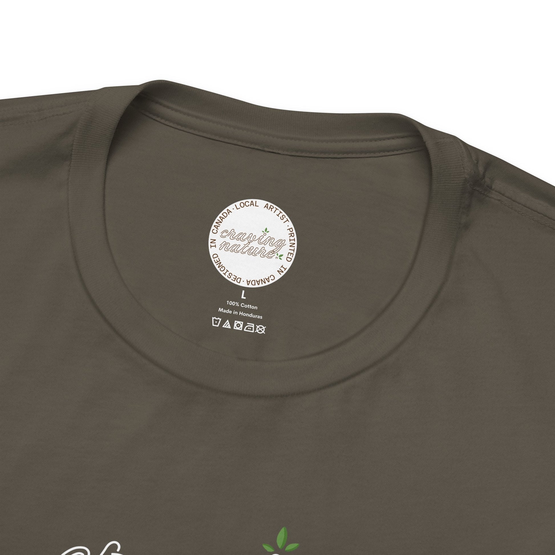 Nature - Inspired Jersey Short Sleeve Tee | ‘Craving Nature’ Design by Canadian Artist - craving nature